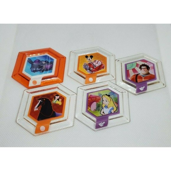 Lot of 6 Pre-Owned Disney Infinity Power Discs - Dumbo, Alice In Wonderland Etc. - Picture 4 of 8